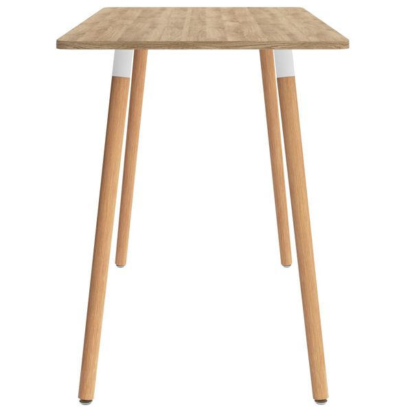 vidaXL Juego de comedor 7 piezas amarillo y negro