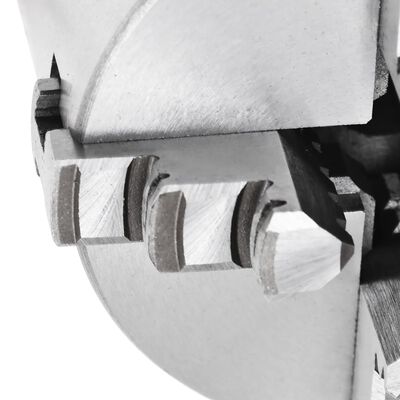vidaXL Mandril de torno autocentrante de 4 mordazas 80 mm acero