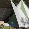 vidaXL Tienda Tipi Familiar con techo Verde y beige 510 x 690 x 330 cm
