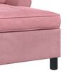 vidaXL Sill&oacute;n reclinable con coj&iacute;n Rosa 91 x 157 x 91 cm Terciopelo