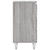 vidaXL Aparador madera de ingenier&iacute;a gris Sonoma 40x35x70 cm