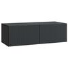 vidaXL Mueble para TV de pared Negro 98 x 41 x 30 cm