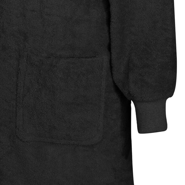 vidaXL Sudadera manta KINN Negro XXL Algod&oacute;n