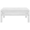 vidaXL Juego de muebles de jardín 3 pzas madera maciza de pino blanco