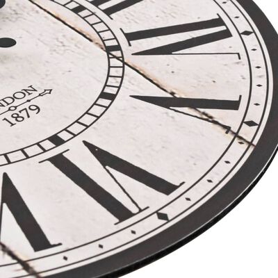 vidaXL Reloj vintage de pared London 30 cm