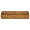 vidaXL Jardinera de pared acero corten 50x16x10 cm