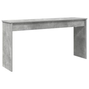 vidaXL Soporte para teclado Gris Concreto 130 x 32 x 64 cm