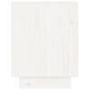 vidaXL Mesitas de noche 2 uds madera maciza de pino blanco 40x30x40 cm