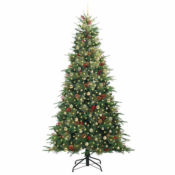 vidaXL &Aacute;rbol de Navidad artificial con ramas articuladas Verde 240 cm