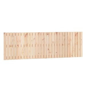 vidaXL Cabecero de cama de pared madera maciza de pino 185x3x60 cm