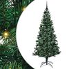vidaXL &Aacute;rbol de Navidad Artificial Preiluminado Verde 210 cm