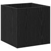vidaXL Caja de Macetas Roble Negro 40 x 38.5 x 40 cm