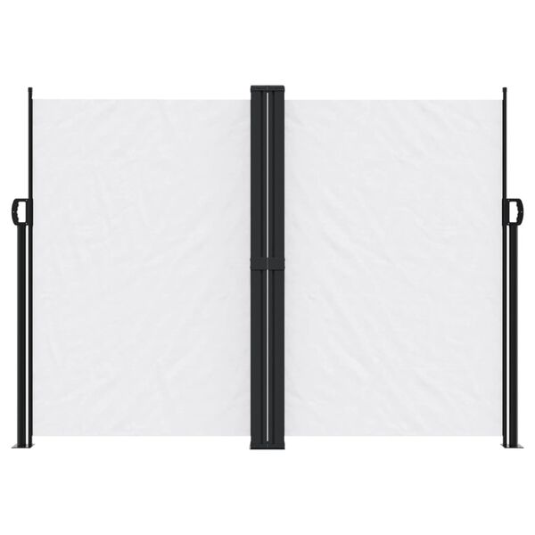 vidaXL Toldo lateral retráctil blanco 180x1200 cm