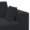 vidaXL Sof&aacute; 3 pcs Negro 250 x 188 x 76 cm Terciopelo