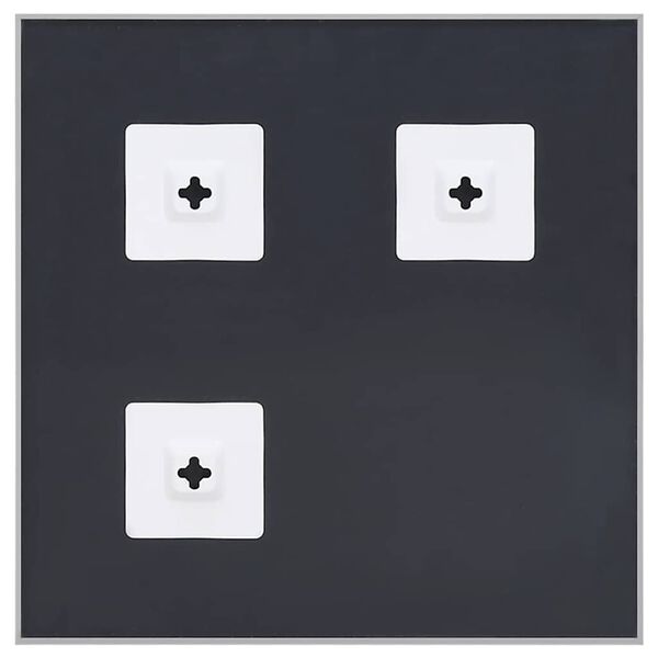 vidaXL Espejo plateado 40x40 cm