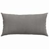 vidaXL Cojines de sofá 2 pcs Gris Claro 80 x 40 cm Tela de pana