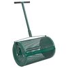 vidaXL Esparcidora de compost acero 75L verde &Oslash;40x60 cm