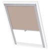 vidaXL Persiana opaca enrollable beige MK08