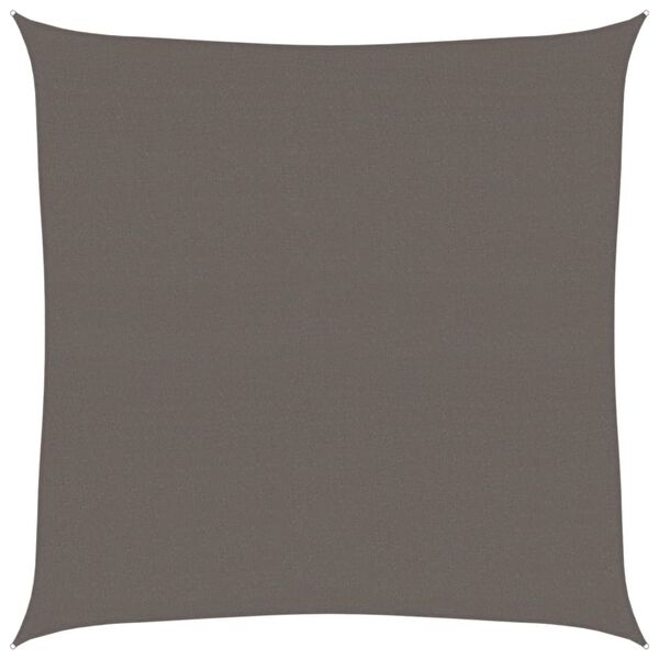 vidaXL Toldo de vela gris antracita HDPE 160 g/m&sup2; 7x7 m