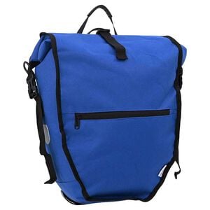 vidaXL Bolsa de bicicleta Azul 32,5 x 17 x 57 cm Poli&eacute;ster