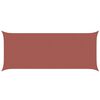 vidaXL Toldo Vela de Sombra Terracota 2,5 x 6 m 100% Poli&eacute;ster Oxford