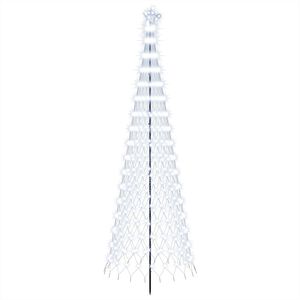 vidaXL &Aacute;rbol de Navidad LED EKENAS 300 cm 350 LED Blanco fr&iacute;o Hierro