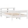 vidaXL Estructura de cama sin colch&oacute;n madera de pino blanca 140x200 cm