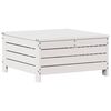 vidaXL Set muebles jardín 4 pzas con cojines madera maciza pino blanco
