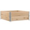 vidaXL Collares de palets 2 unidades madera maciza de pino 100x100 cm