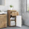 vidaXL Juego de Muebles de Ba&ntilde;o con caj&oacute;n TULUM Roble artesanal