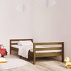vidaXL Estructura de cama madera maciza de pino marr&oacute;n miel 75x190 cm
