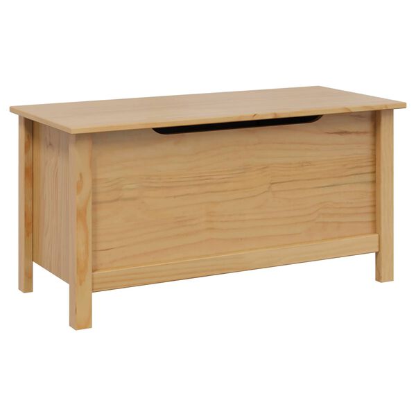 vidaXL Caja de Almacenamiento Marr&oacute;n miel 90 x 40 x 45 cm