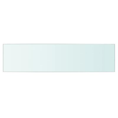 vidaXL Panel de estante vidrio claro 60x15 cm