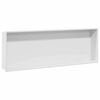 vidaXL Nichos de Ducha Blanco 90 x 30 x 9,5 cm Acero inoxidable