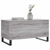vidaXL Mesa de centro madera contrachapada gris Sonoma 90x44,5x45 cm