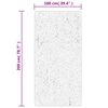 vidaXL Alfombra de pelo corto look escandinavo IZA gris 100x200 cm