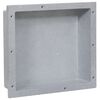 vidaXL Hornacina de ducha gris mate 41x36x10 cm