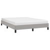 vidaXL Cama sin colch&oacute;n tela gris claro 140x190 cm