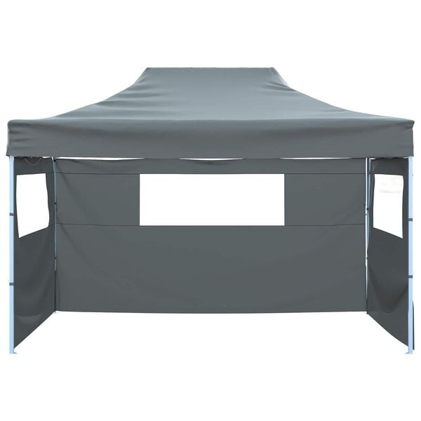 vidaXL Carpa de Fiesta Antracita 280 x 410 x 315 cm Tela Oxford