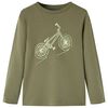 vidaXL Camiseta infantil de manga larga caqui 116