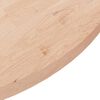 vidaXL Superficie de mesa redonda madera de roble sin tratar Ø90x2,5cm