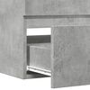 vidaXL Armario para lavabo contrachapada gris hormig&oacute;n 90x38,5x45 cm