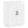 vidaXL Armario de Almacenamiento para Ba&ntilde;o HOORN Blanco Brillante