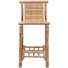 vidaXL Taburetes de cocina 2 unidades bambú