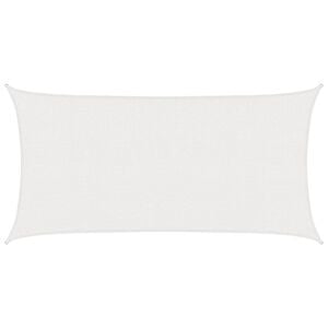 vidaXL Toldo Vela Blanco 2 x 6 m HDPE