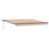vidaXL Tela de toldo Multicolor 400 x 350 cm Poli&eacute;ster