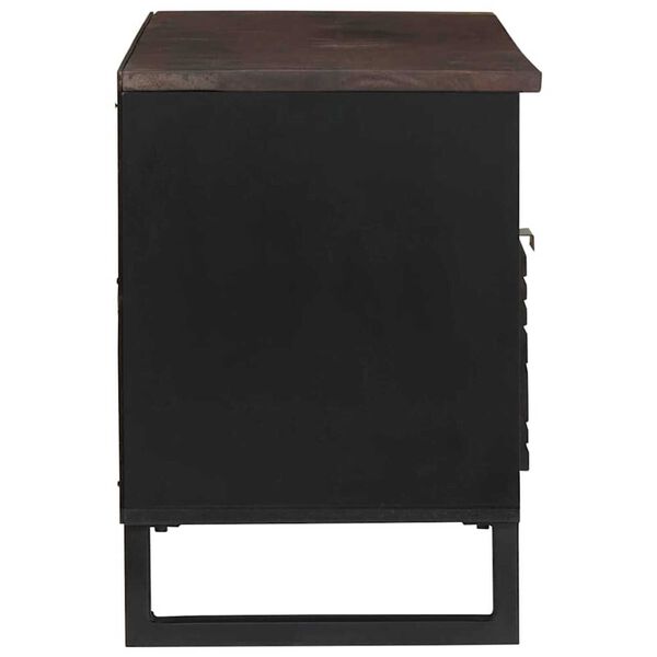 vidaXL Unidades de TV Nogal 105 x 33 x 46 cm Madera contrachapada