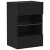 vidaXL Conjunto de mueble de TV 40 x 30 x 60,5 cm Negro