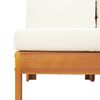 vidaXL Set de sof&aacute;s de jard&iacute;n con cojines 8 pzas madera maciza acacia