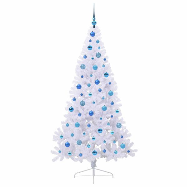 vidaXL Árbol de Navidad artificial con 300 LED 180 cm PVC y Acero